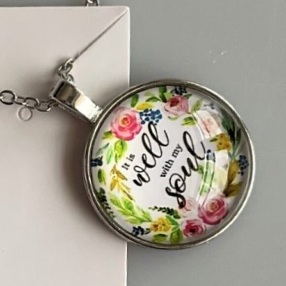 IT IS WELL WITH MY SOUL NECKLACE NEW - Picture 7 of 9